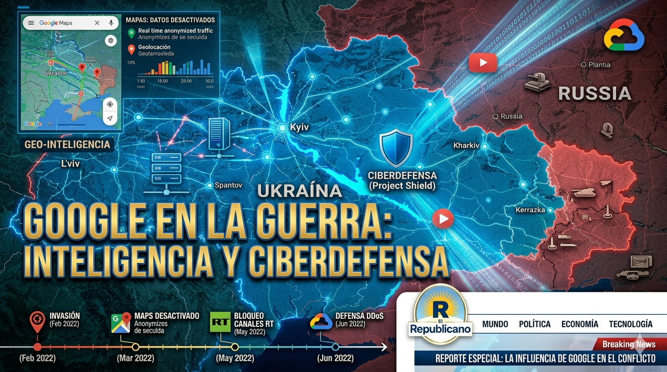 Google en Ucrania: El ascenso de una Big Tech como potencia geoestratégica