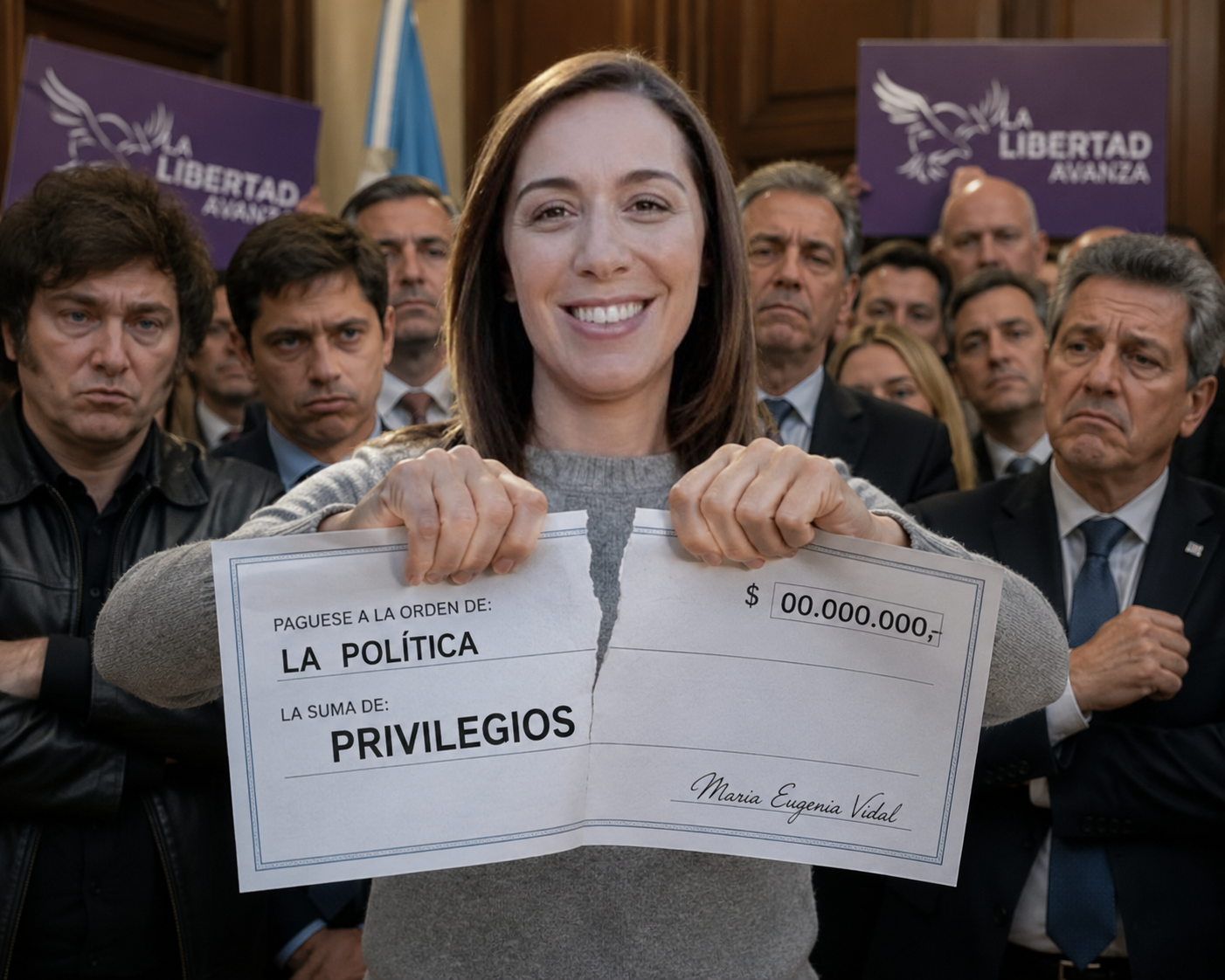 Ni silencio, ni cheque en blanco