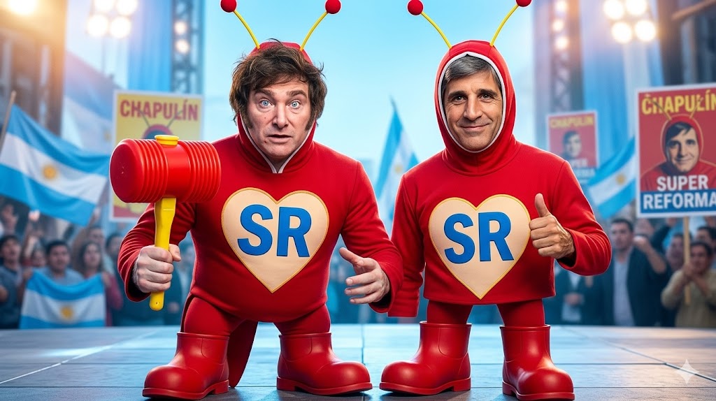 “¿Y ahora quién podrá ayudarnos?” ”Yo Super RIGI”.