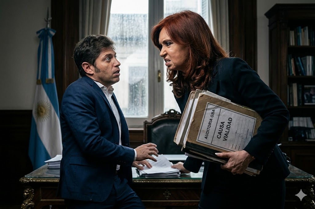 El silencio cobarde de Kicillof frente al apriete mafioso del Instituto Patria