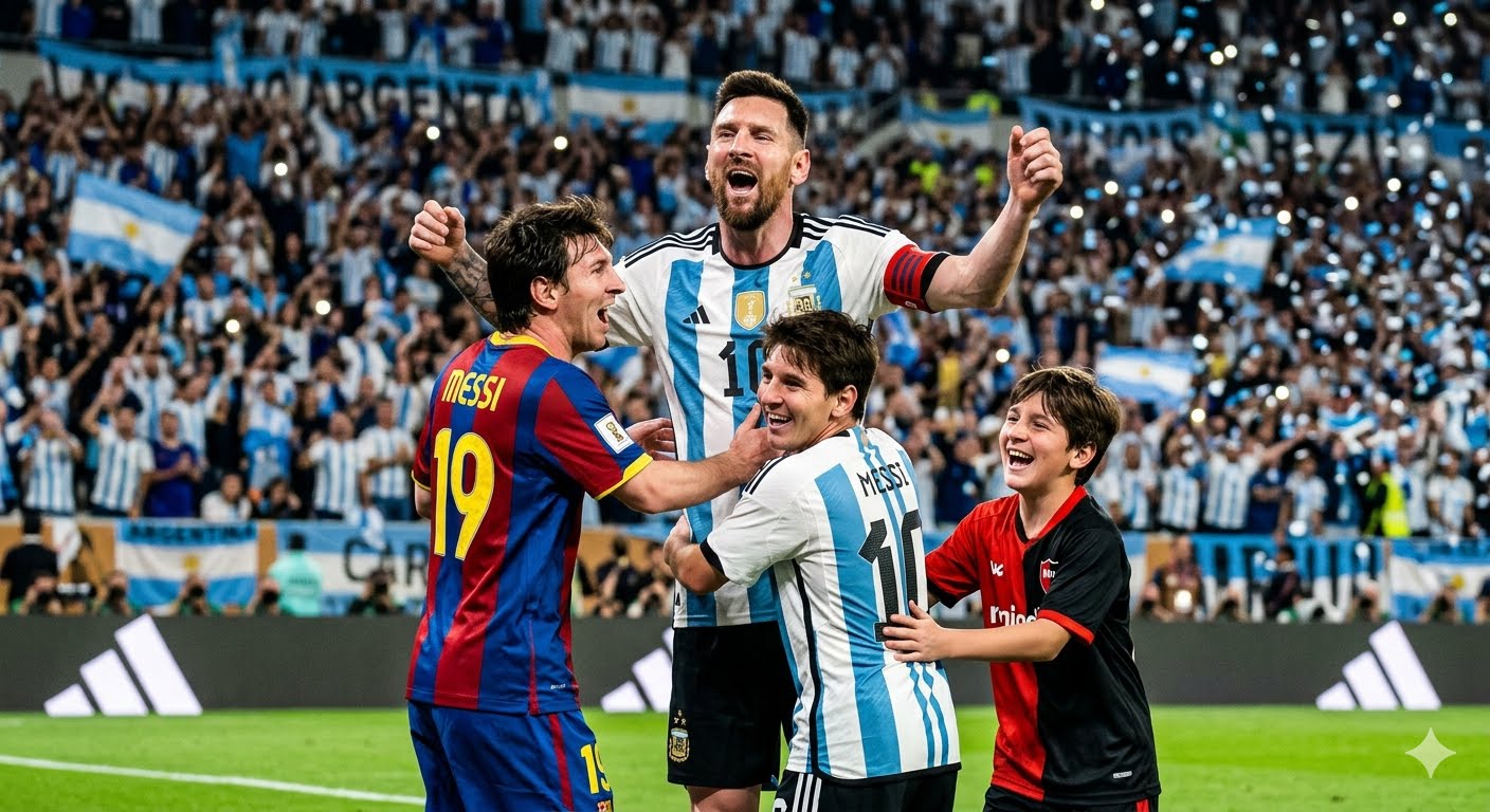 Cuando Messi toca la pelota, el tiempo se arrodilla