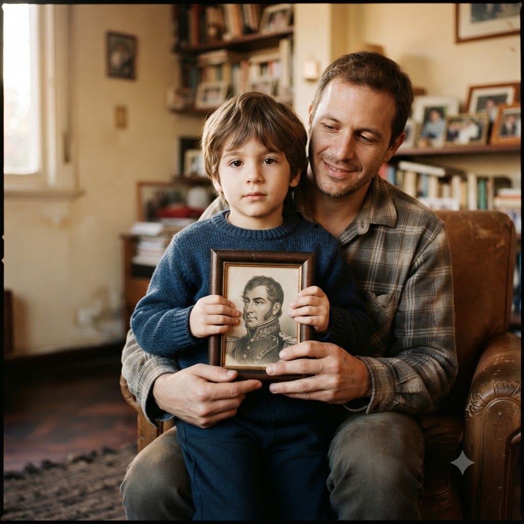 Papá ¿por qué no hay más próceres?